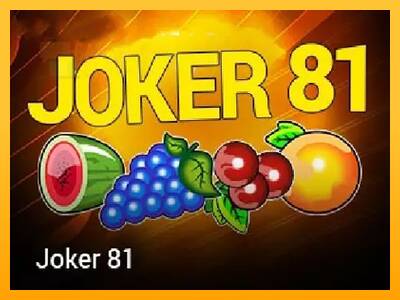 Joker 81 automat për para të vërteta